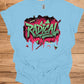 Radical: Neon Graffiti Art, Bold Typography Design, Street Culture Aesthetic - Graphic Tee Shirt