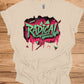Radical: Neon Graffiti Art, Bold Typography Design, Street Culture Aesthetic - Graphic Tee Shirt