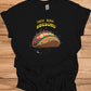 Taco 'Bout Awesome!: Vibrant Mexican Food Illustration, Cartoon Taco Graphic Design, Eye-Catching Menu Display Art - Graphic Tee Shirt