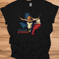 Texas Strong: Lone Star Pride, Longhorn Skull Art, Patriotic Cowboy Heritage - Graphic Tee Shirt