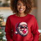 Santa Graphic Red Holiday Sweatshirt product type