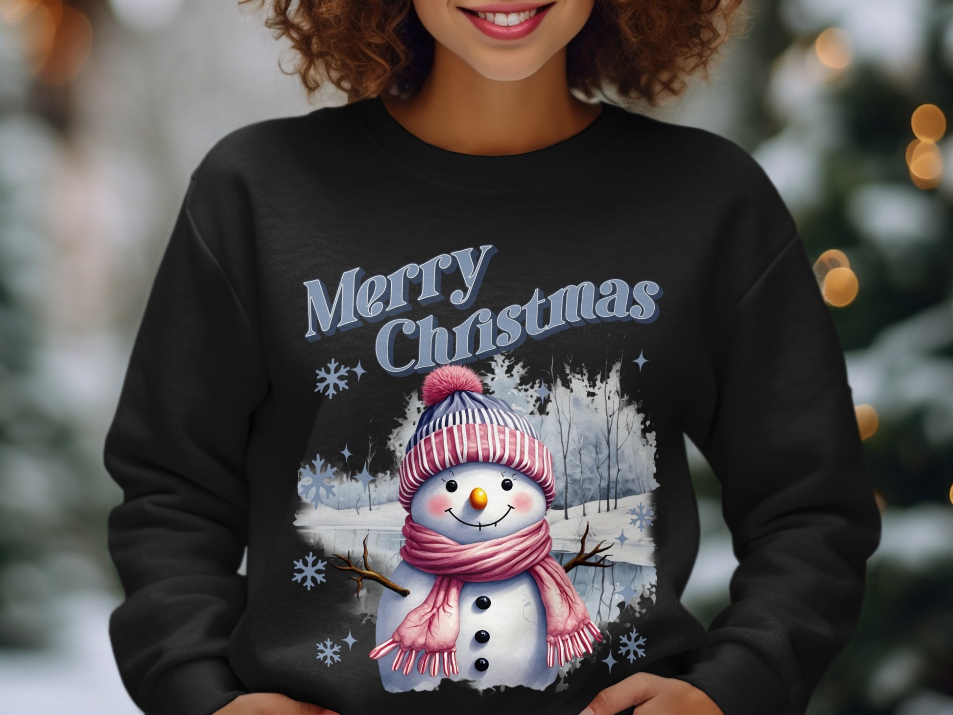 Merry Christmas Snowman Winter Theme Apparel product type