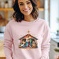 Nativity Scene Print Sweatshirt for Holidays Season product type