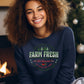 Christmas Trees Farm Fresh Hot Chocolate Design Sweatshirt