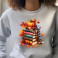 Autumn Pumpkin and Books Unisex Sweatshirt product
